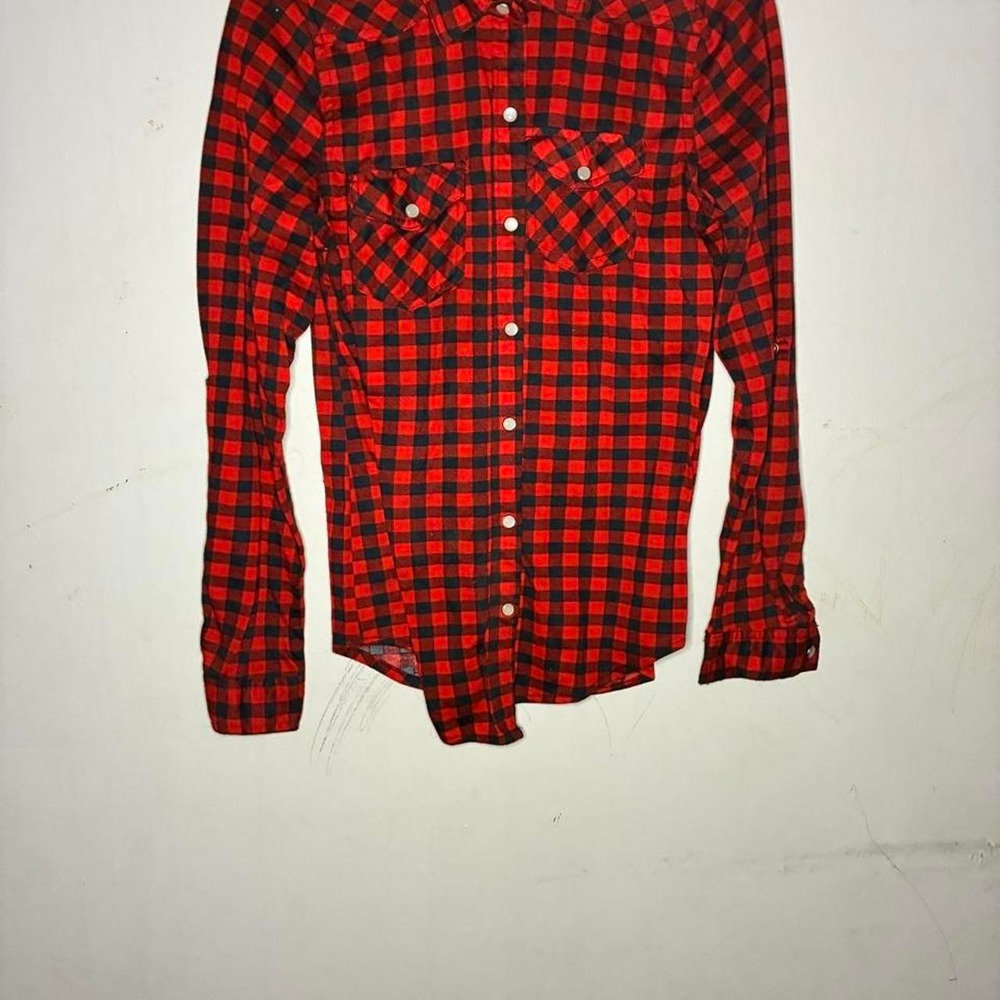 Passport checkered women's blouse